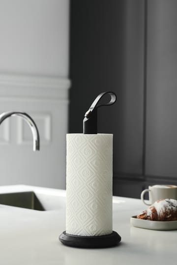 Portarrollos de papel cocina Grab - Roble teñido negro - Gejst