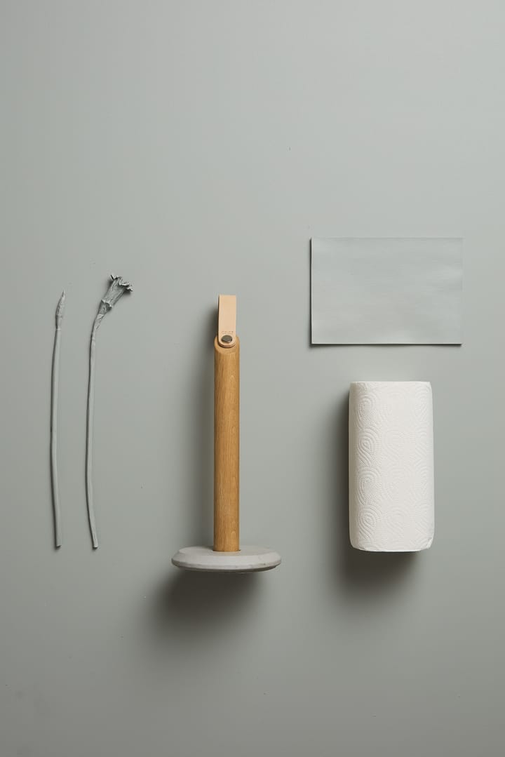 Portarrollos de papel cocina Grab, roble  Gejst