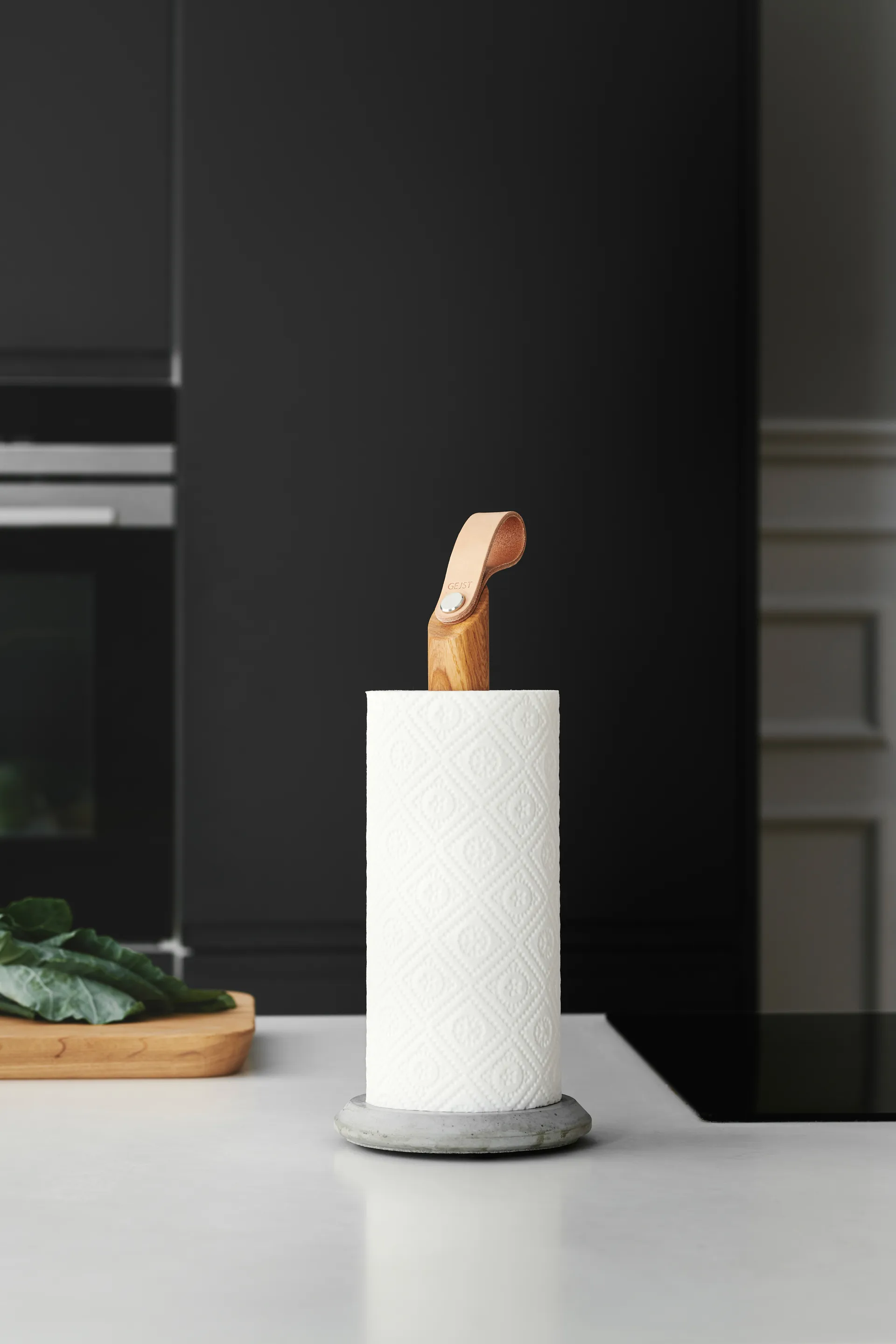 Portarrollos de papel cocina Grab, roble  Gejst