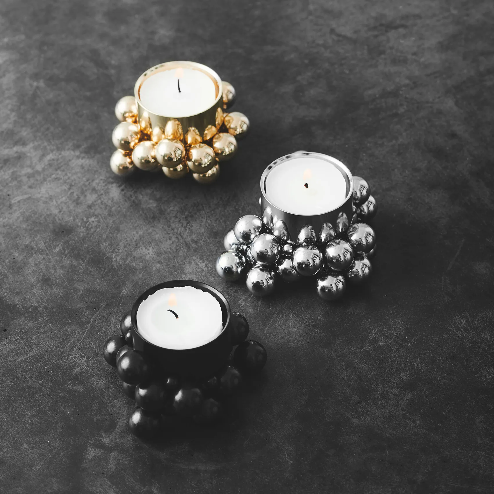 Portavelas Molekyl, Cromo Gejst