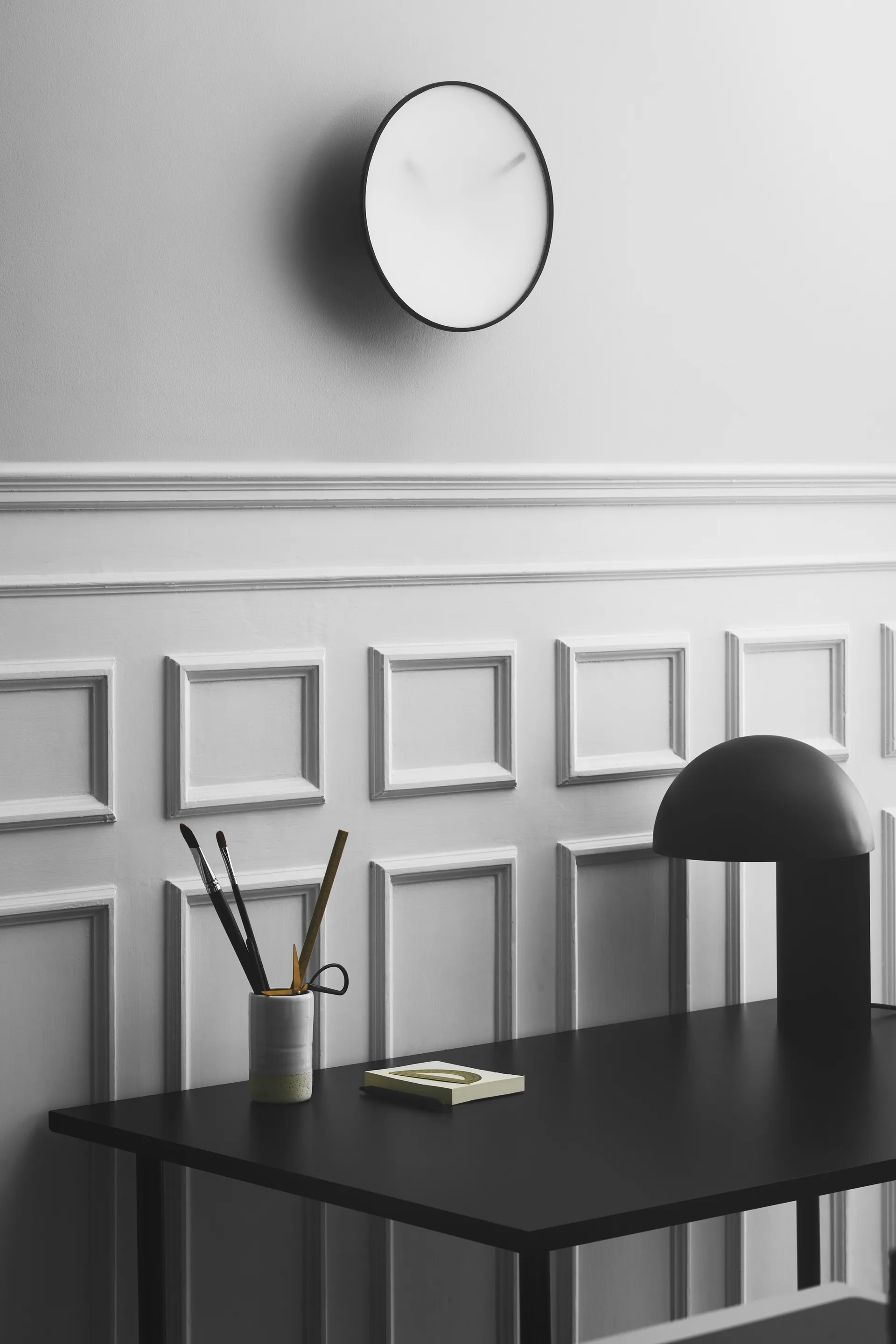 Reloj de pared Momentt Ø30 cm, Blanco Gejst