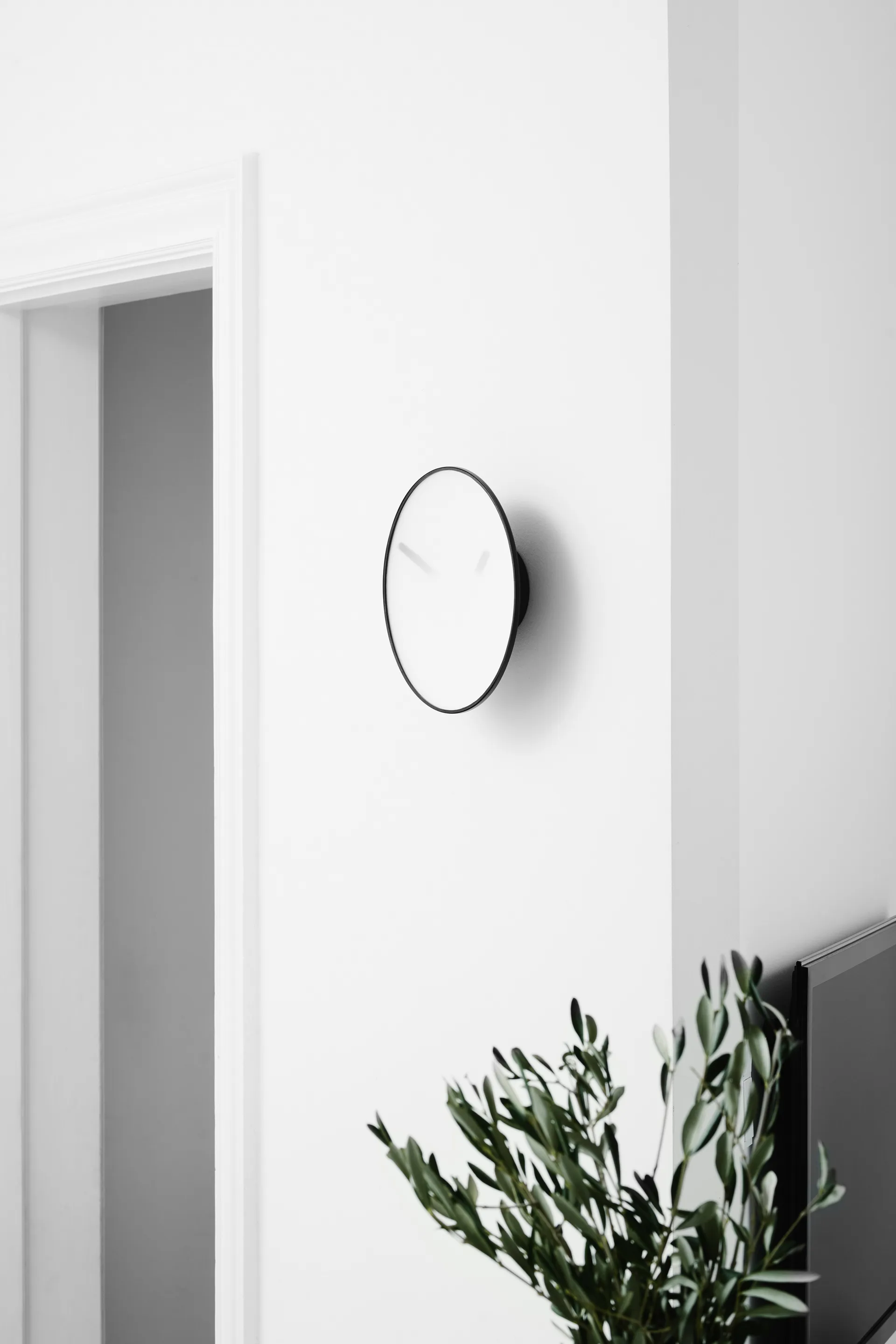 Reloj de pared Momentt Ø30 cm, Blanco Gejst