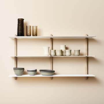 Repisa Nivo D large - Roble claro-blanco - Gejst