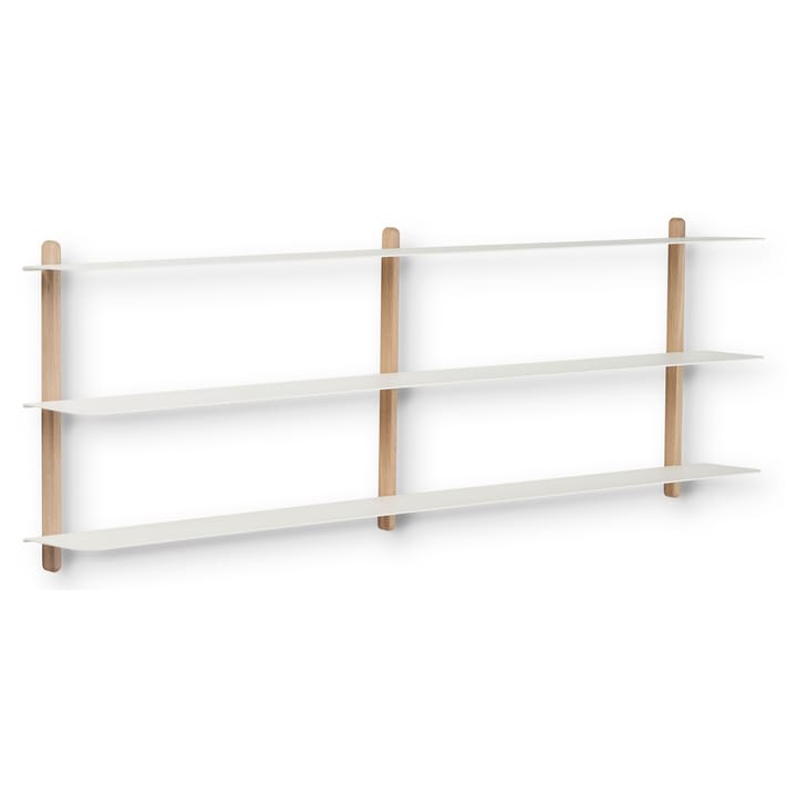 Repisa Nivo D, Roble claro-blanco Gejst