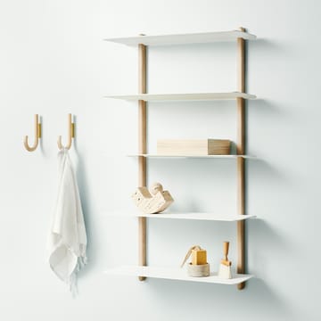 Repisa Nivo E large - Roble claro-blanco - Gejst