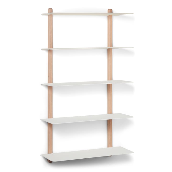 Repisa Nivo E large, Roble claro-blanco Gejst