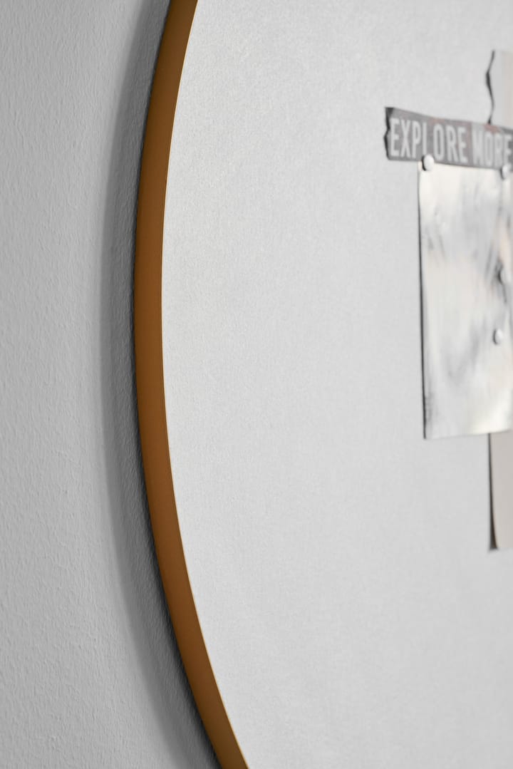 Tablero de notas Retell pinboard Ø80 cm, blanco-latón Gejst