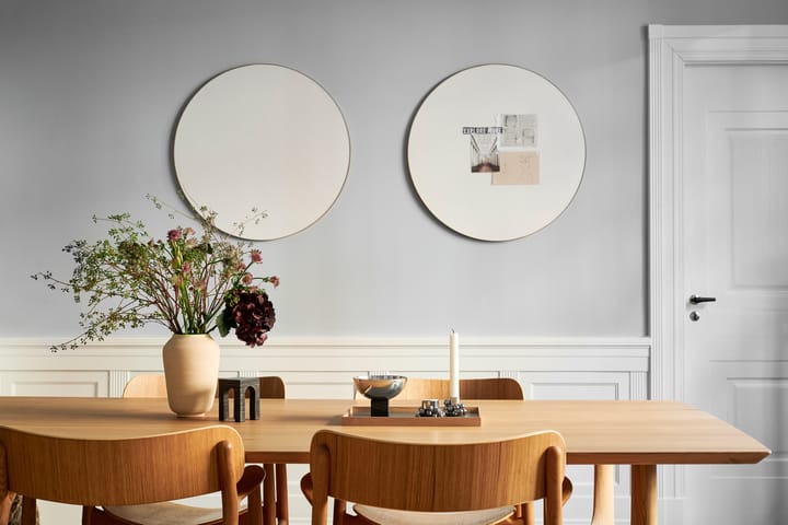 Tablero de notas Retell pinboard Ø80 cm, blanco-latón Gejst