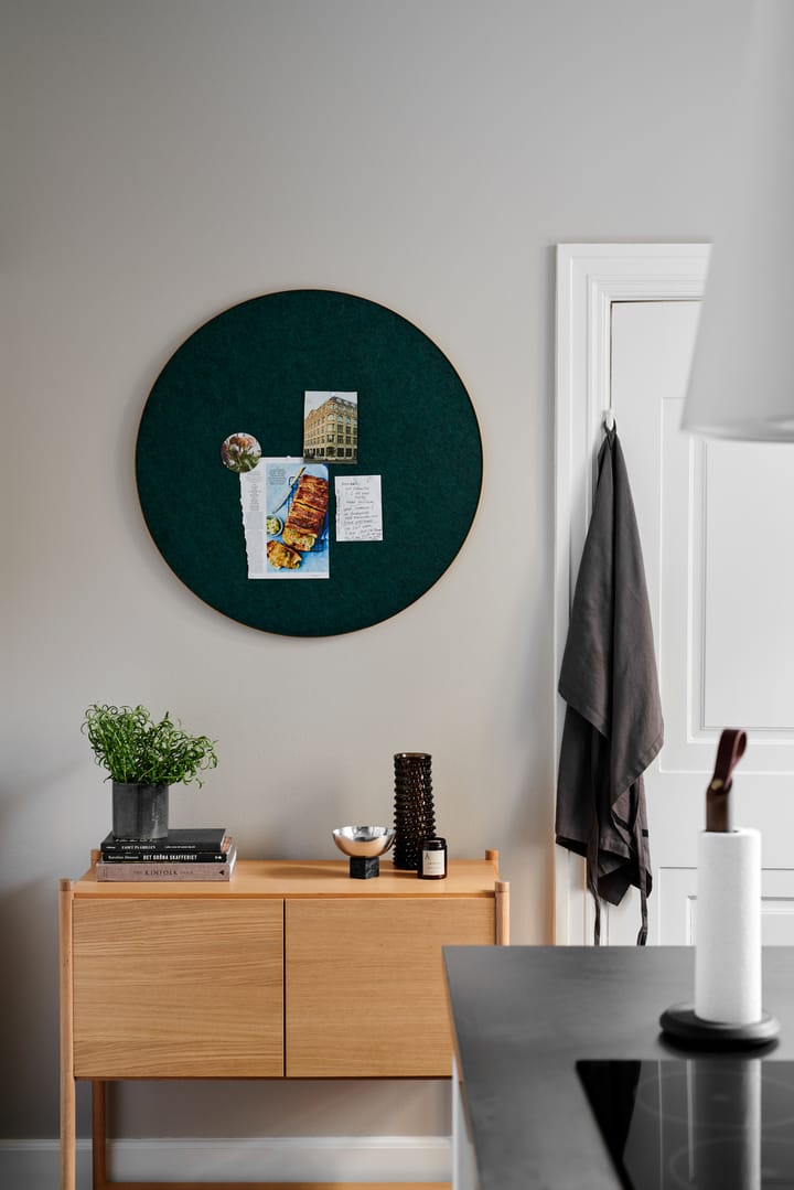 Tablero de notas Retell pinboard Ø80 cm, verde-latón Gejst