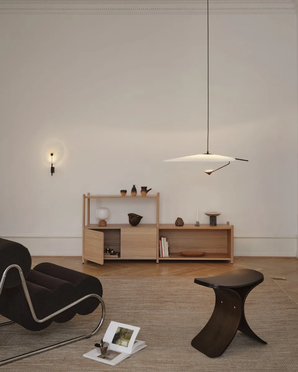 Taburete Luno 48×28×72 cm, Roble oscuro Gejst