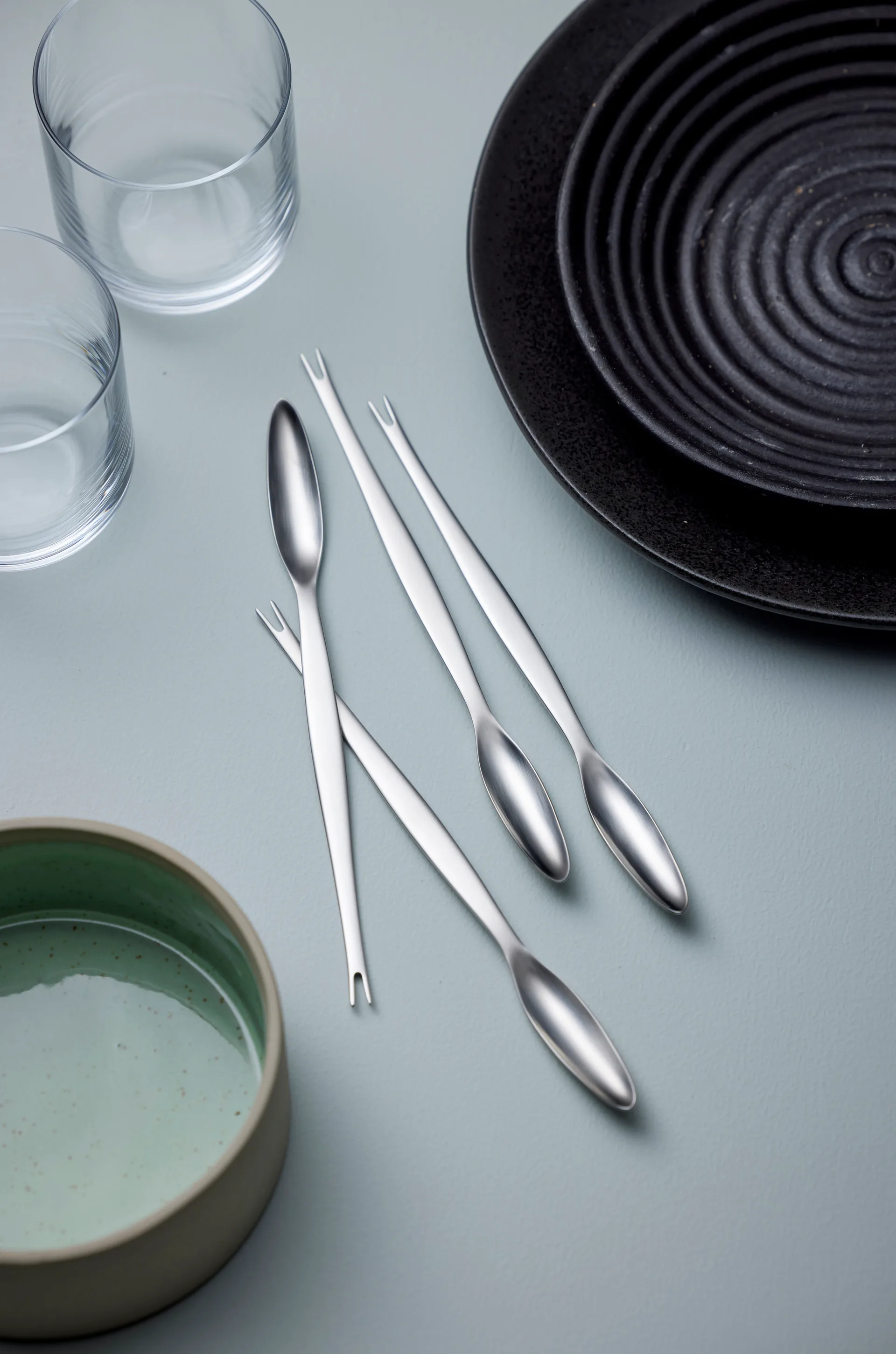 4 Tenedores de langosta Focus Steel, acero inoxidable 4 piezas Gense