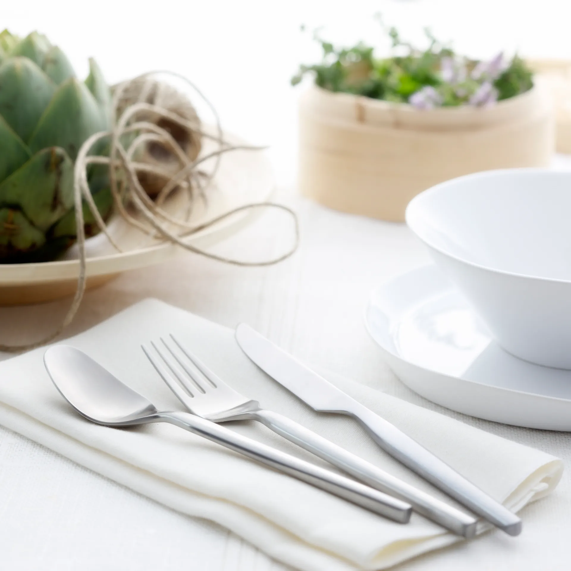 Cubertería Dorotea 16 piezas, acero inoxidable Gense