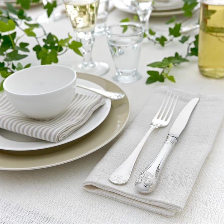 Cubierto de plata Gammal Fransk, cuchillo de cena Gense