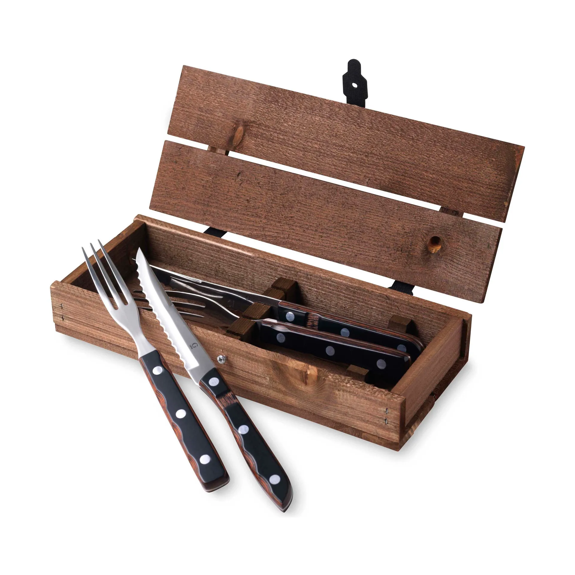 Cubiertos de carne Old Farmer, Cubierto de carne, 4 piezas Gense