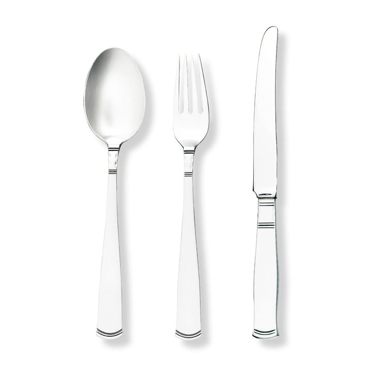 Cubiertos de plata Rosenholm, tenedor de comida Gense