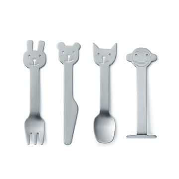 Cubiertos infantiles Animal Friends 4 piezas - 4 piezas - Gense