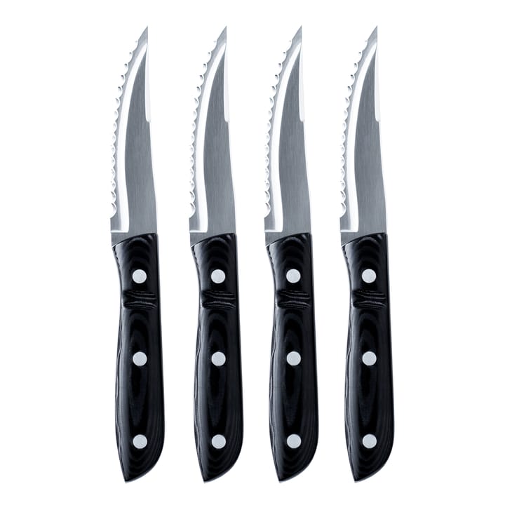 Cuchillo de carne Old Farmer XL Micarta - set de 4 - Gense