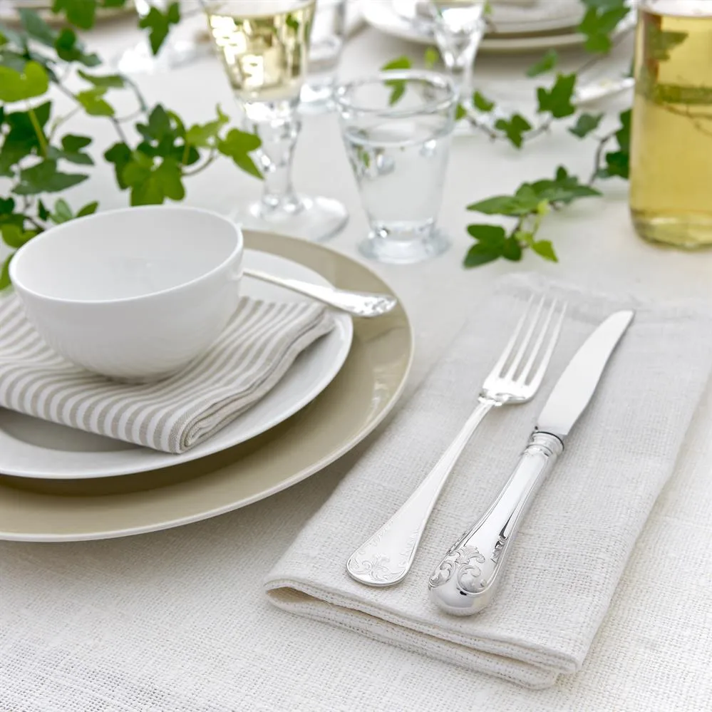 Cuchillo de comida Gammal Fransk plata nueva, 23,1 cm Gense