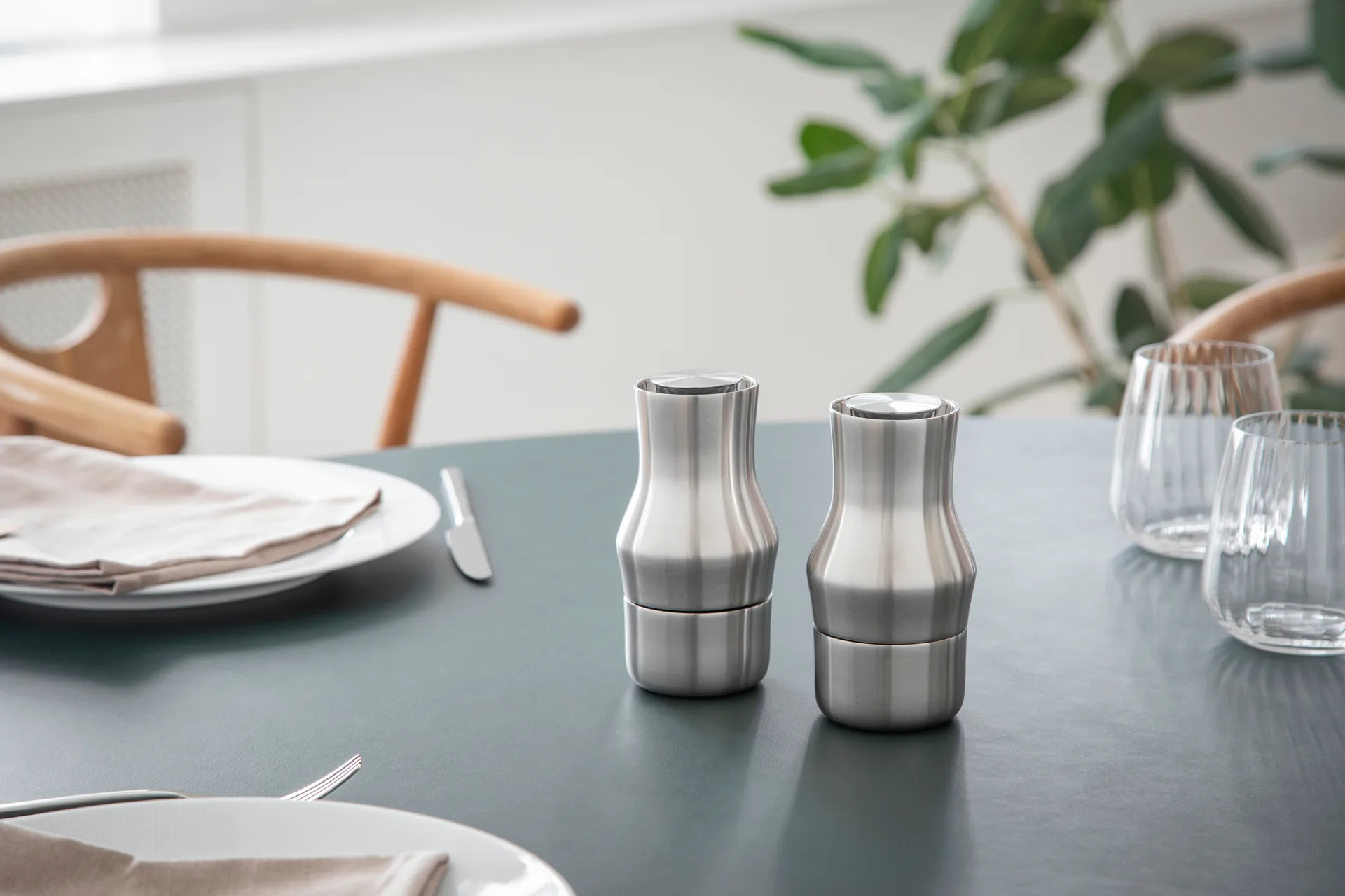 Molinillo de especias Dorotea 14 cm, Acero mate Gense