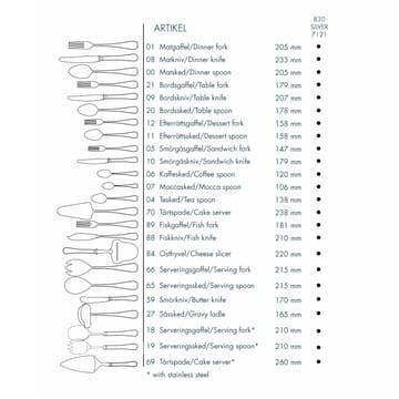 Pala para tarta Svensk plata-acero inoxidable - 22 cm - Gense