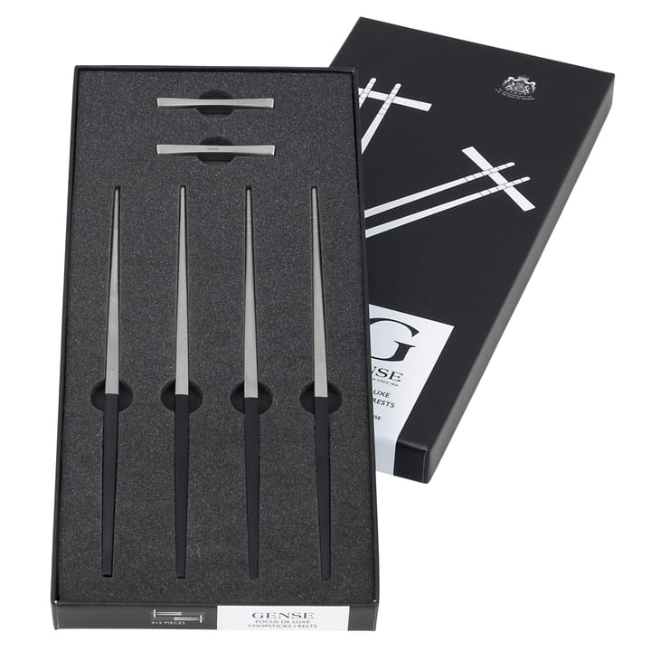 Palillos Focus de Luxe 4+2, acero inoxidable Gense