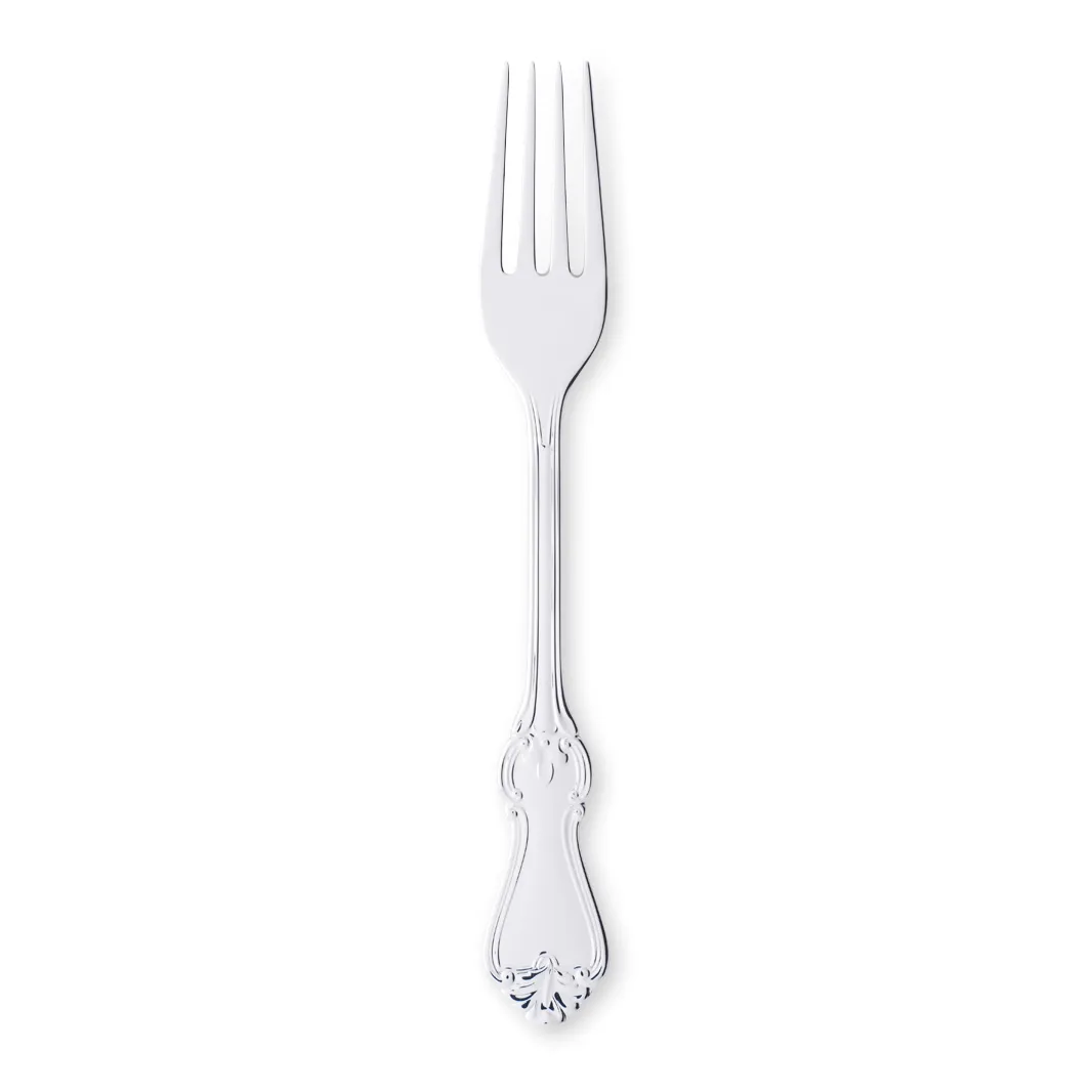 Tenedor de mesa Olga plata nueva, 17,8 cm Gense