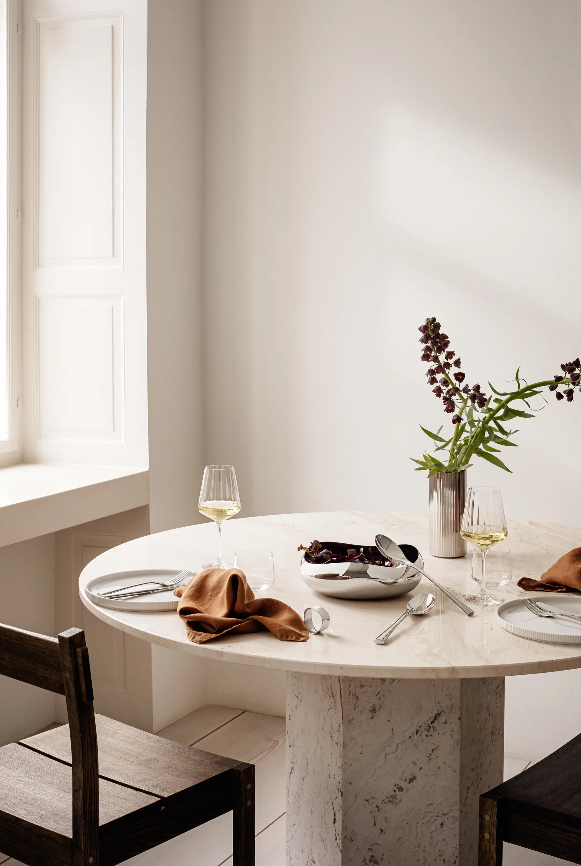 2 Cubiertos de ensalada Cobra, Acero inoxidable Georg Jensen