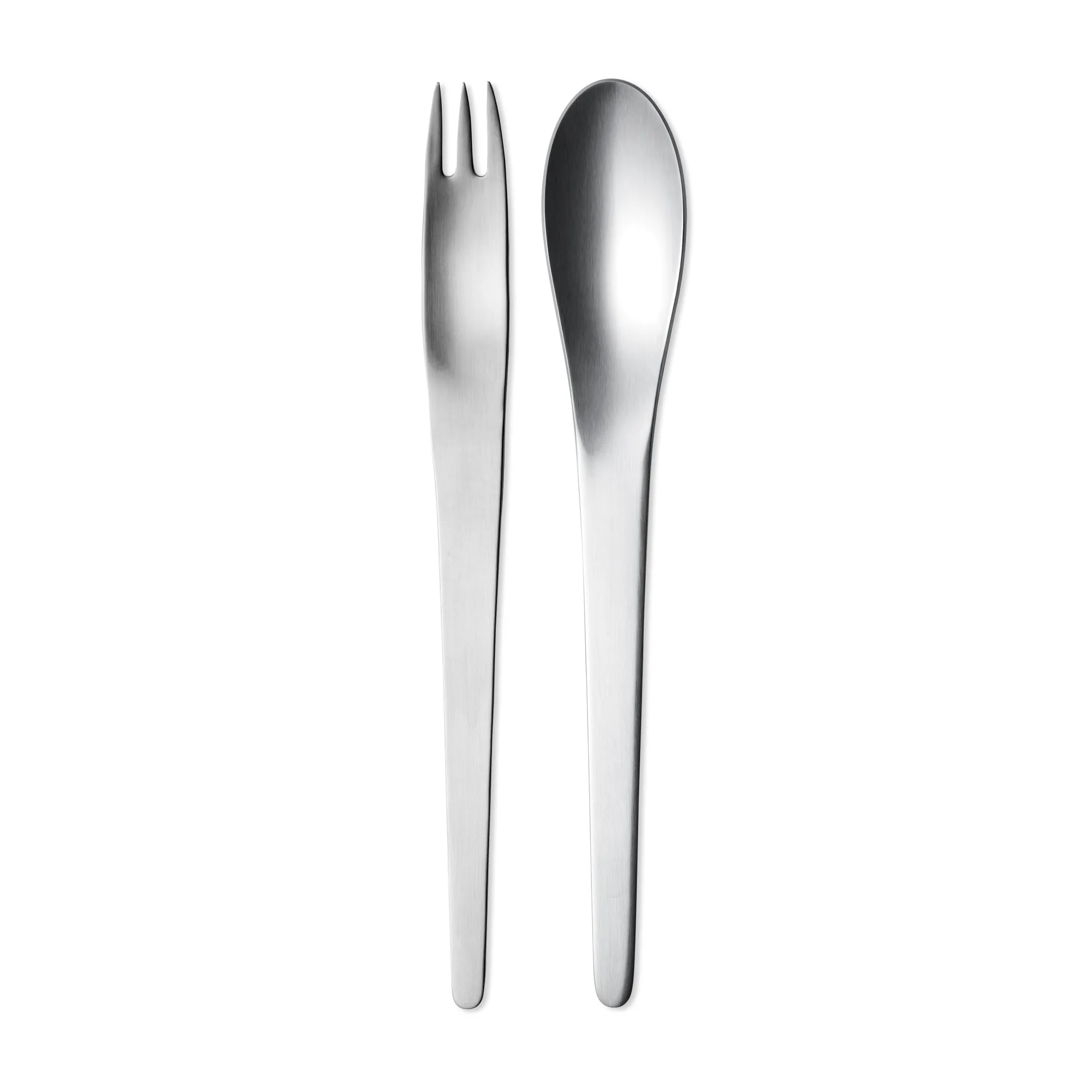 2 Cubiertos de servir Arne Jacobsen, 2 piezas Georg Jensen