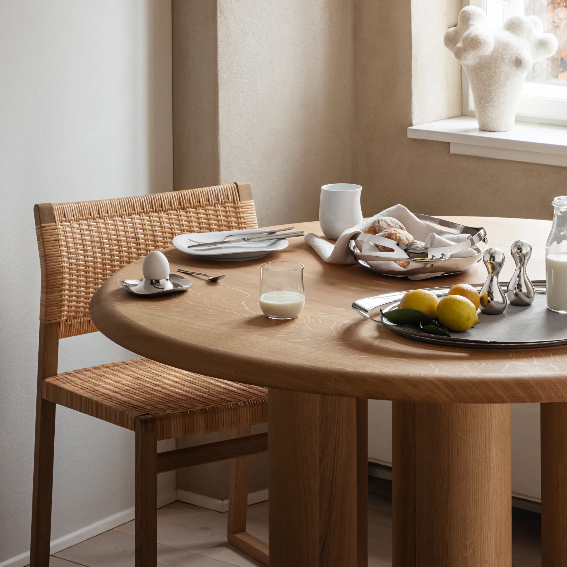 2 Hueveras Cobra, Acero inoxidable Georg Jensen