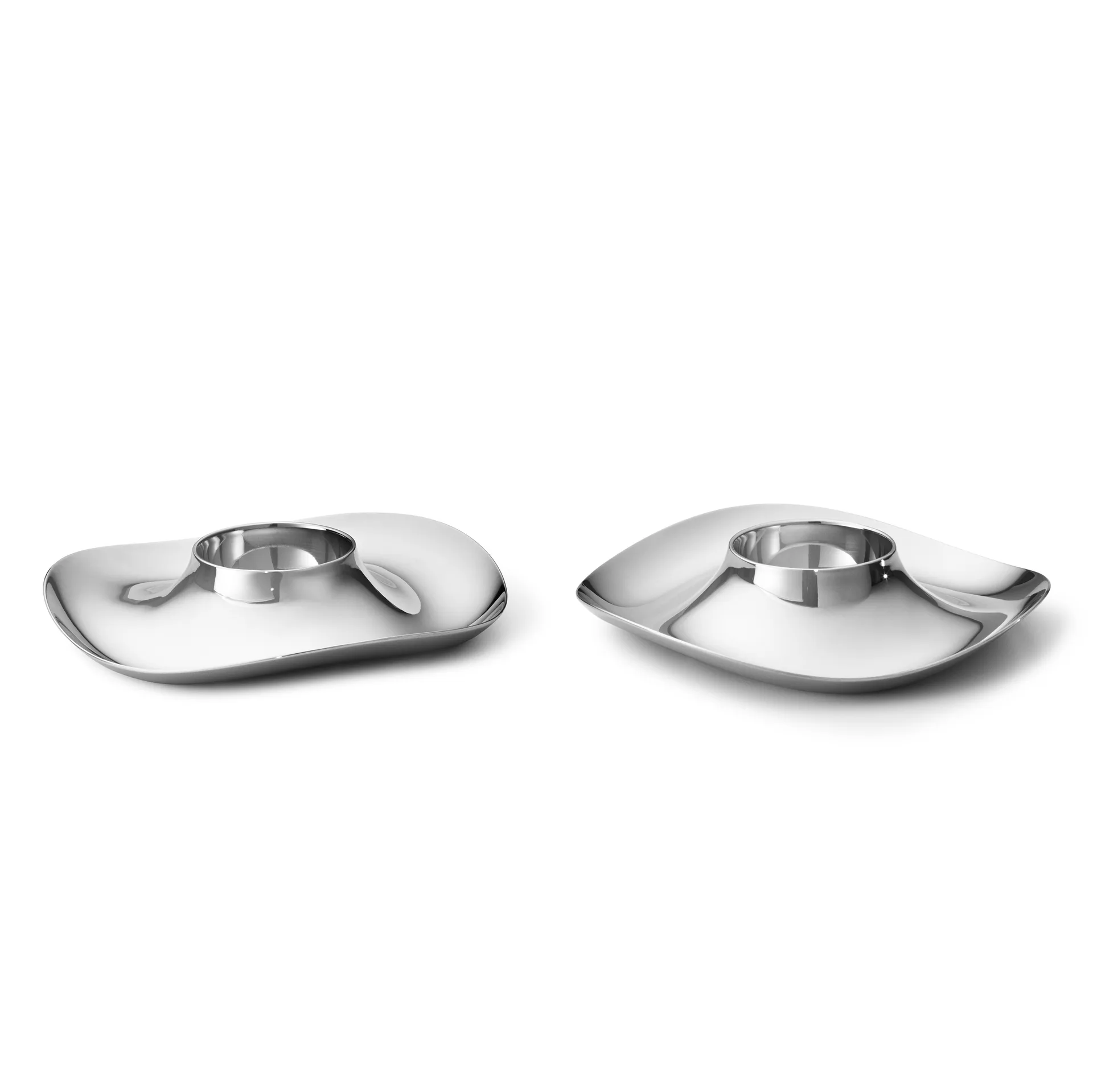 2 Hueveras Cobra, Acero inoxidable Georg Jensen