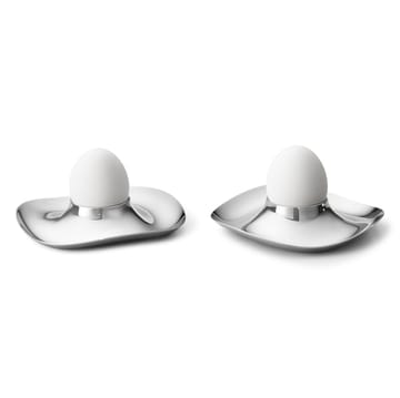 2 Hueveras Cobra - Acero inoxidable - Georg Jensen