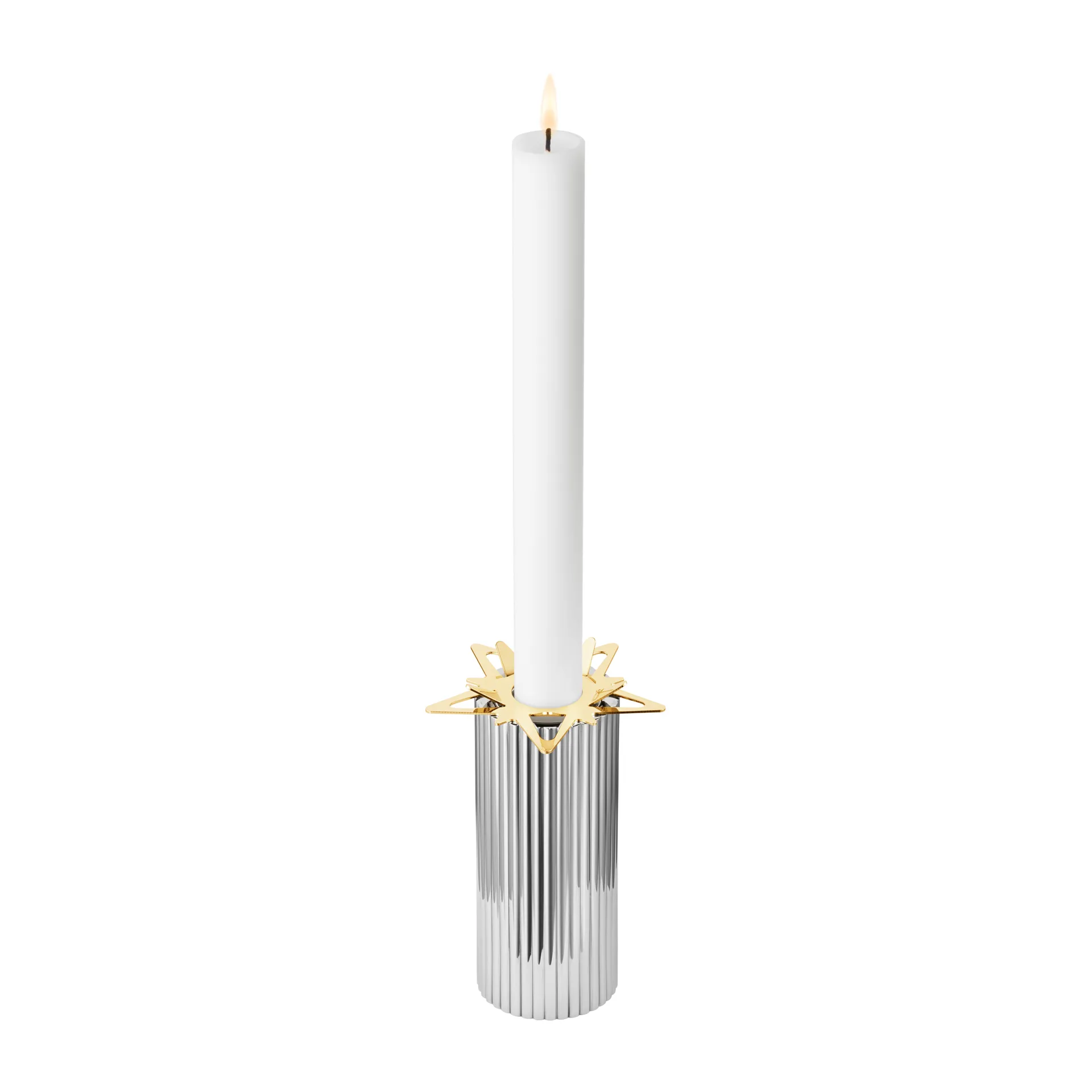 2 protectores para velas Classic christmas estrella, Dorado Georg Jensen