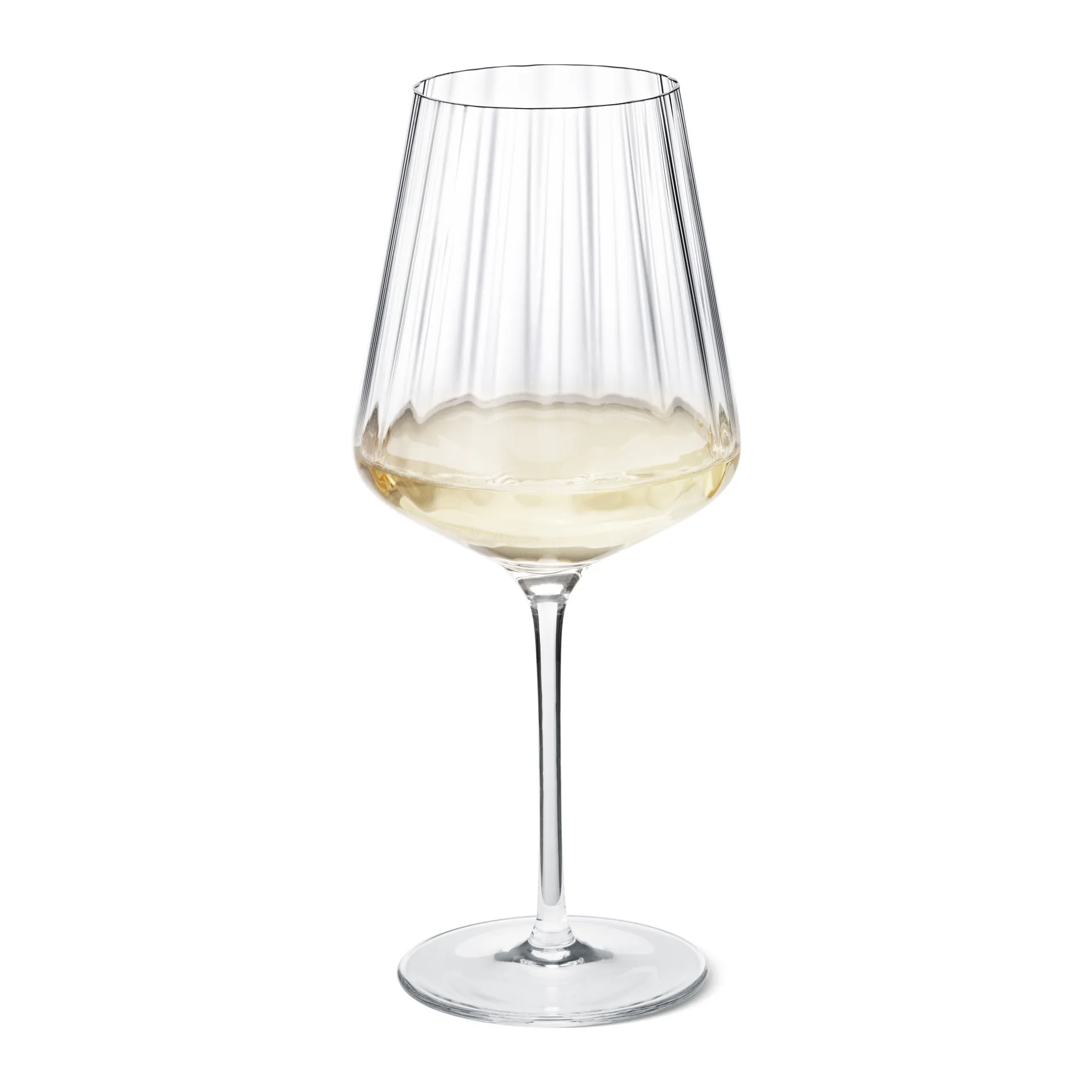 6 Copas de vino blanco Bernadotte, Cristalino Georg Jensen