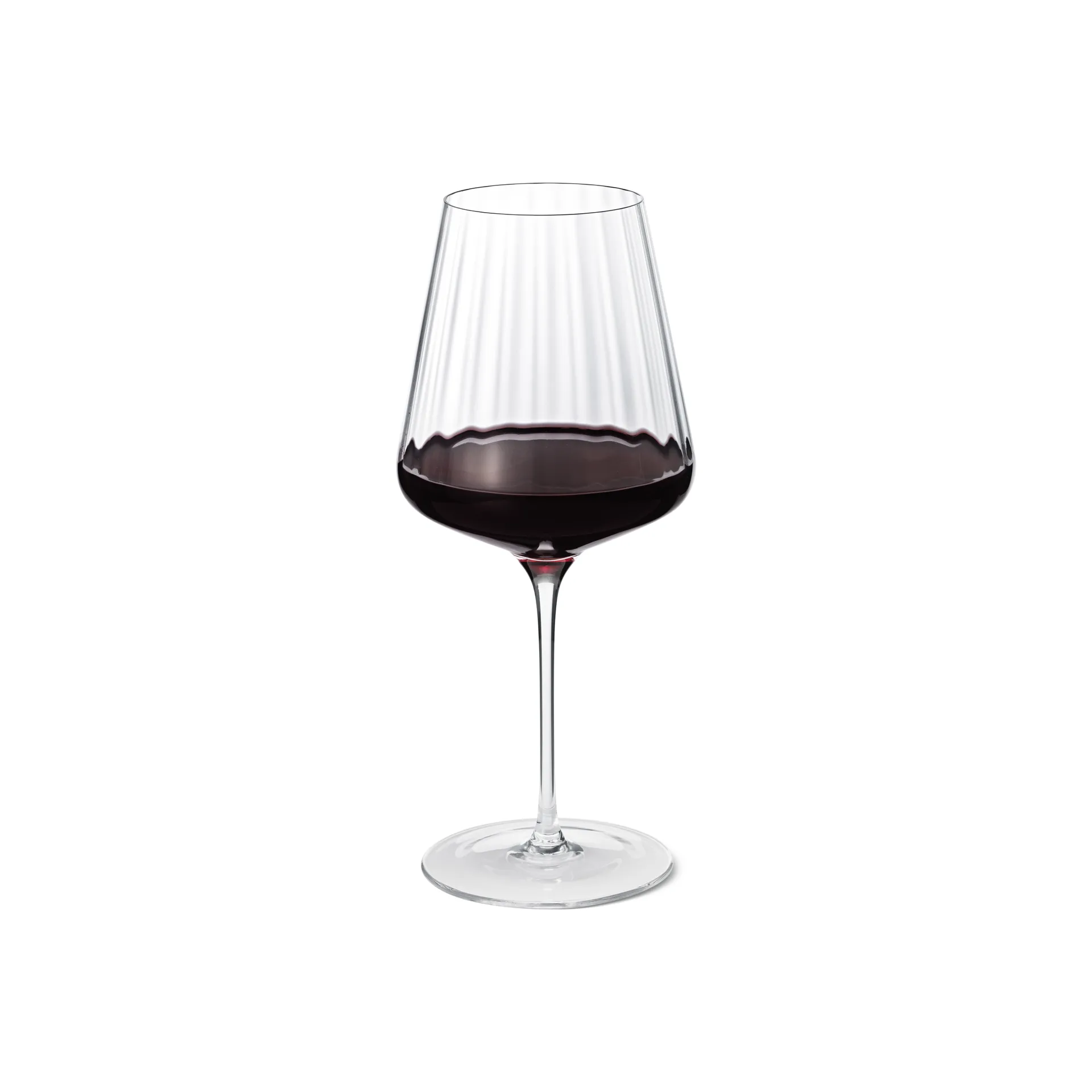 6 Copas de vino tinto Bernadotte, Cristalino Georg Jensen