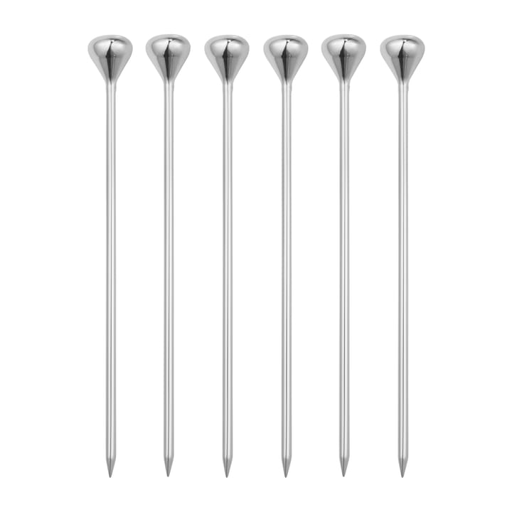 6 Palitos de cóctel Sky - acero inoxidable - Georg Jensen