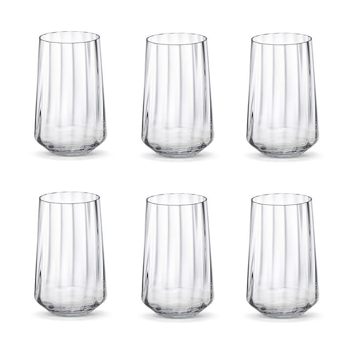 6 Vasos altos Bernadotte 38 cl - Cristalino - Georg Jensen