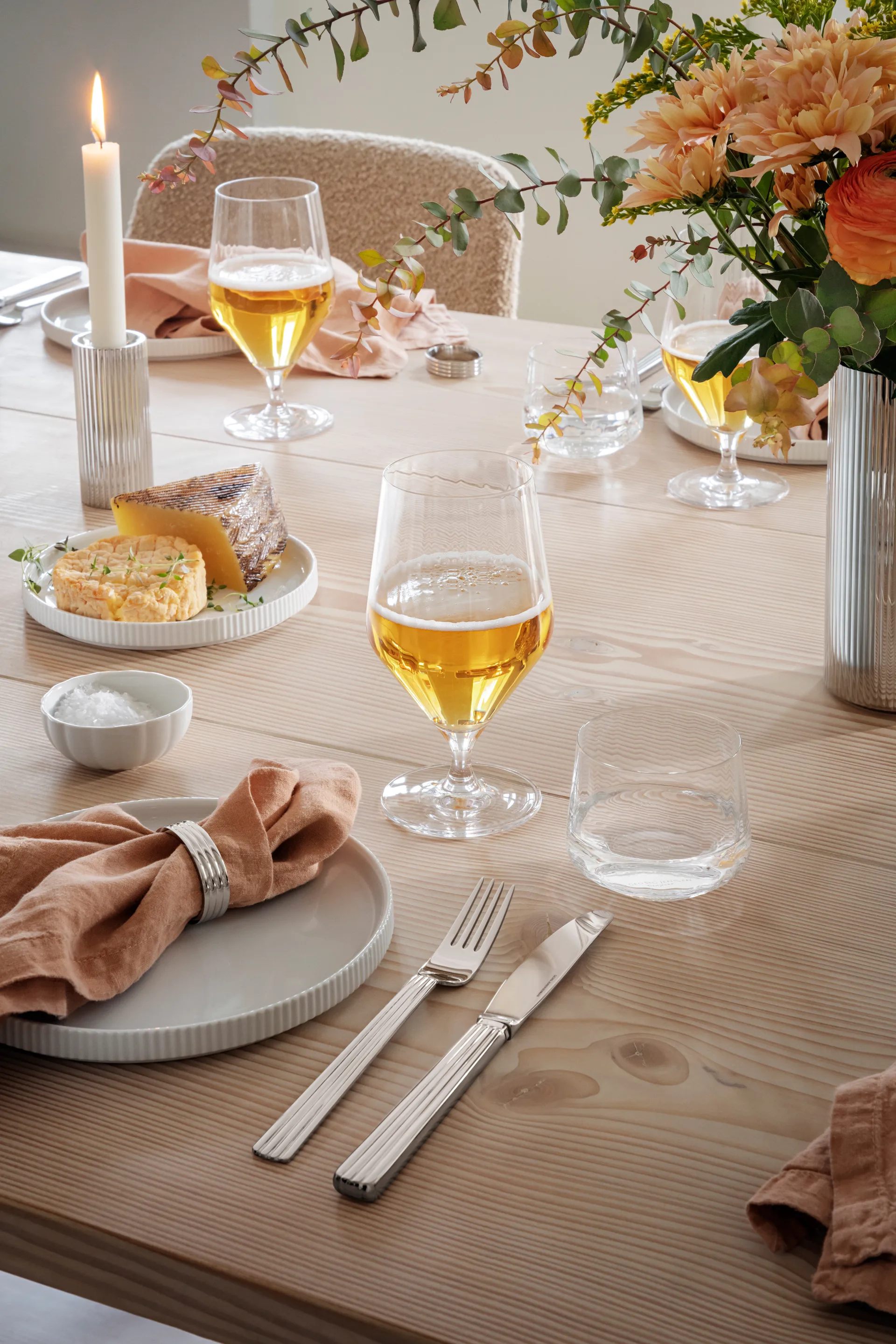 6 Vasos de cerveza Bernadotte 52 cl, Transparente Georg Jensen