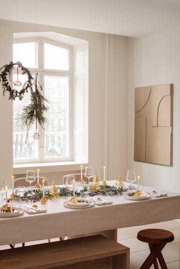 Abeto de mesa chapado en oro, 3 piezas, 2023 - Chapado en oro - Georg Jensen
