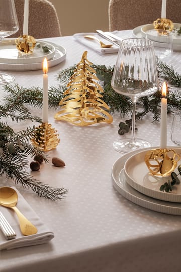 Abeto de mesa chapado en oro, 3 piezas, 2023 - Chapado en oro - Georg Jensen