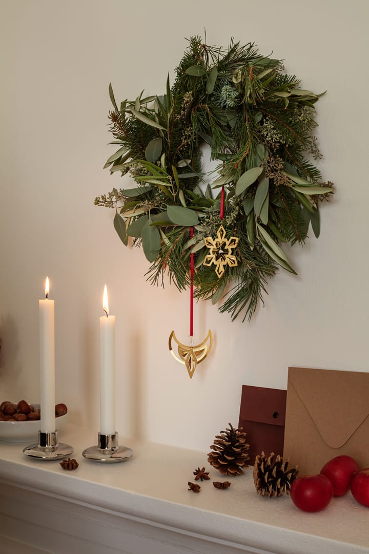 Adorno colgante de Navidad 2024, 2-pack, Chapado en paladio Georg Jensen