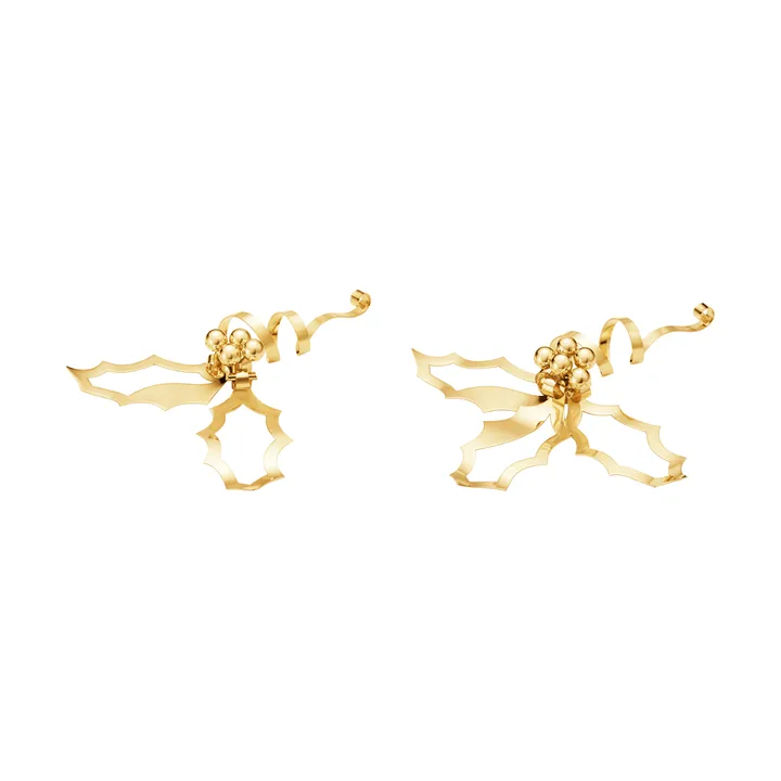 adorno de mesa de 2026 - Oro, 2 piezas - Georg Jensen