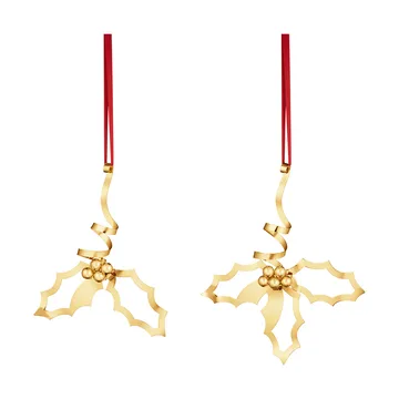 adorno de mesa de 2026 - Oro, 2 piezas - Georg Jensen