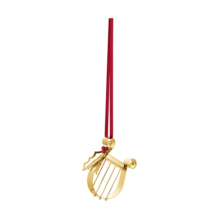 adorno navideño de 2026 - Harpa, dorado - Georg Jensen