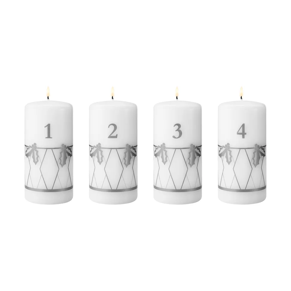 adventsluz de 2026, Impresión en plata, 4 piezas Georg Jensen