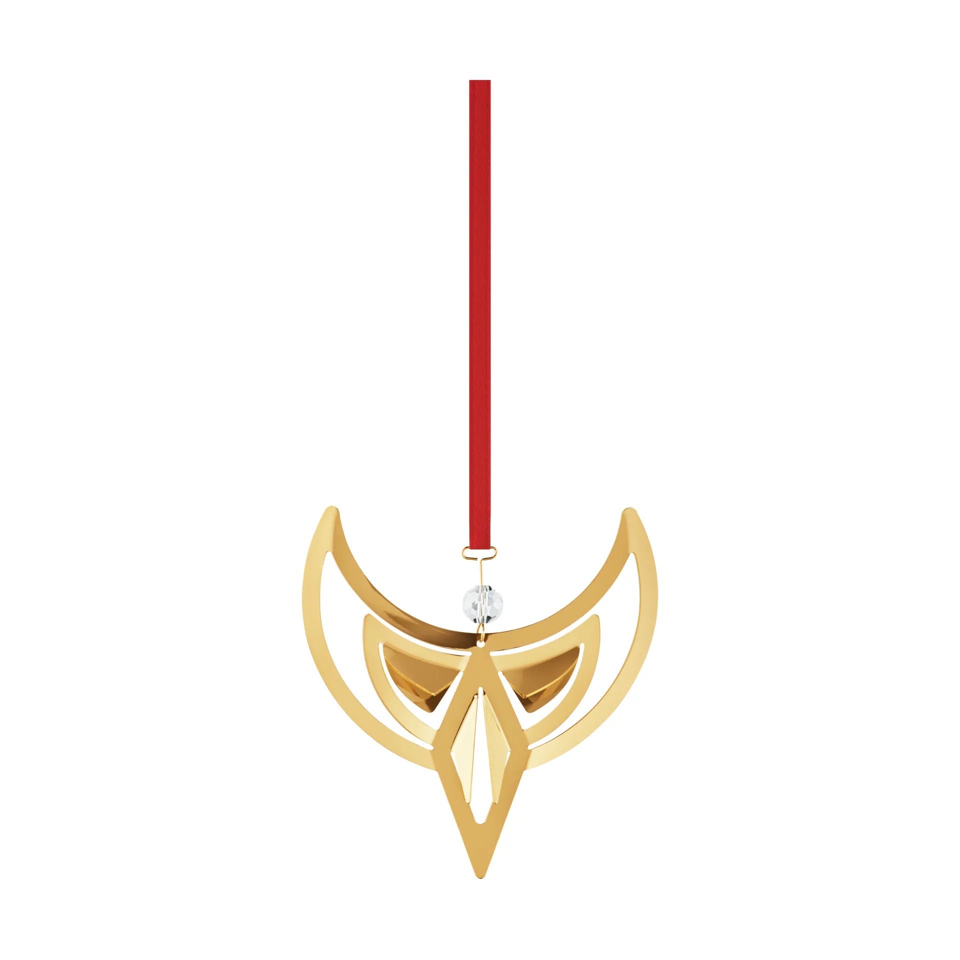 Ángel colgante de Navidad 2024, Chapado en oro Georg Jensen