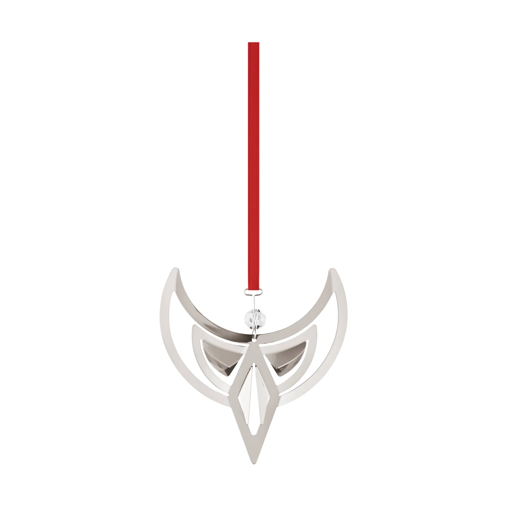 Ángel colgante de Navidad 2024, Chapado en paladio Georg Jensen