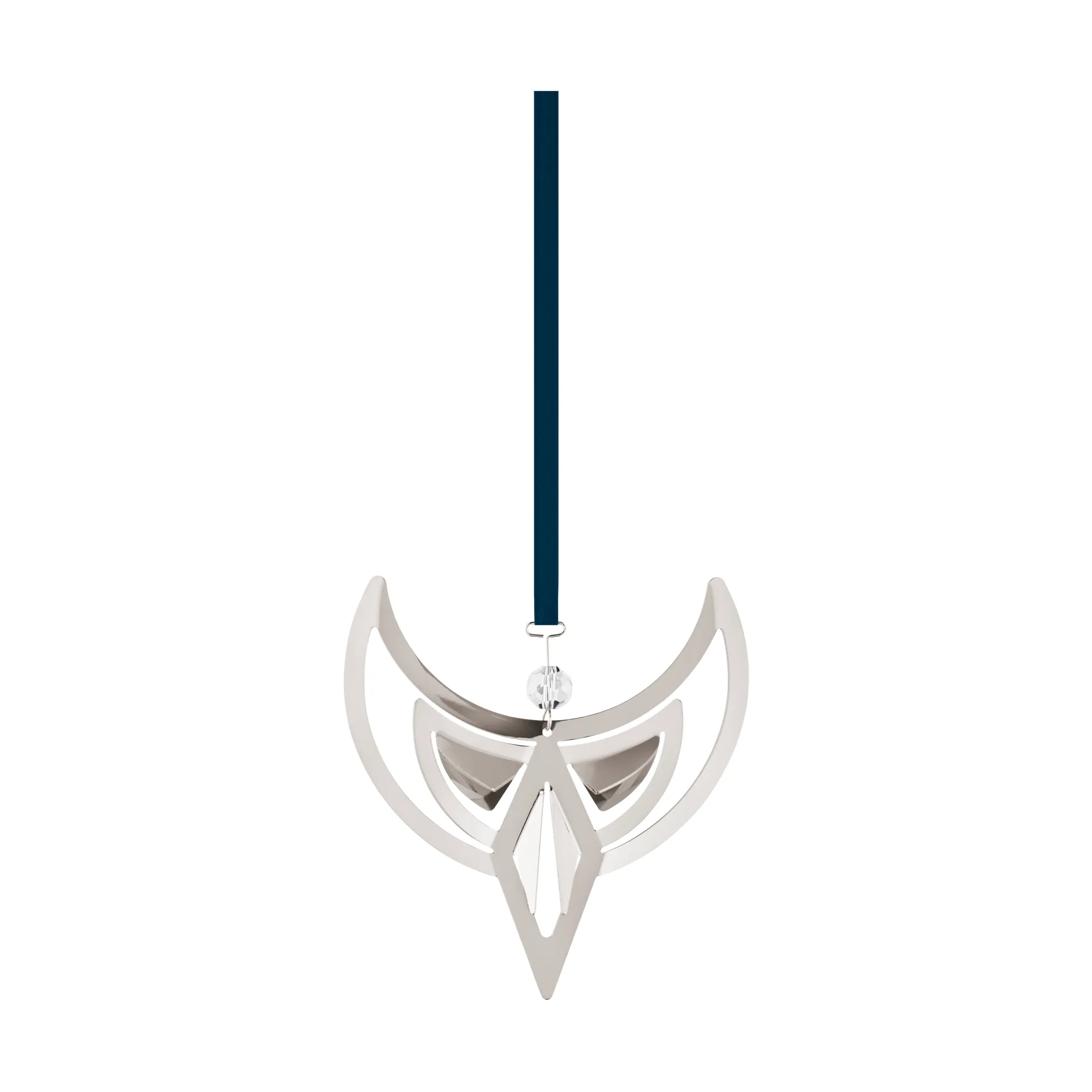 Ángel colgante de Navidad 2024, Chapado en paladio Georg Jensen