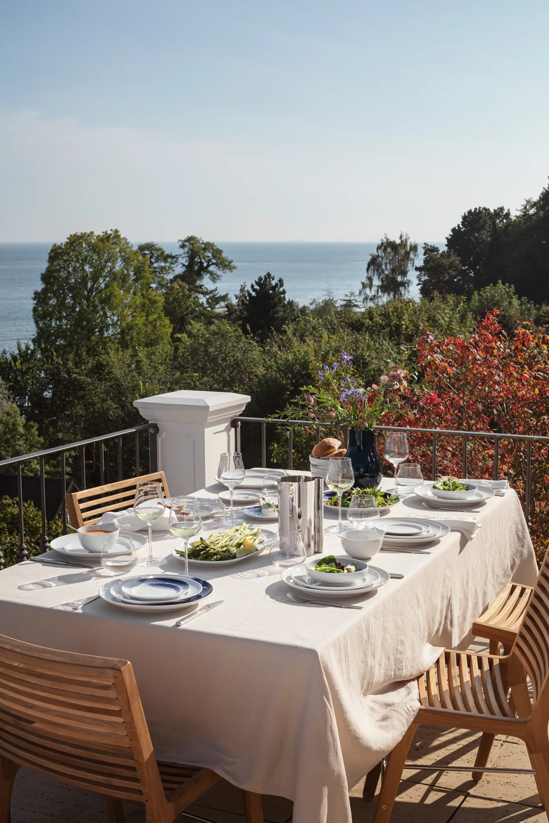 Bandeja de servir ovalada Koppel 23 cm, Blanco Georg Jensen