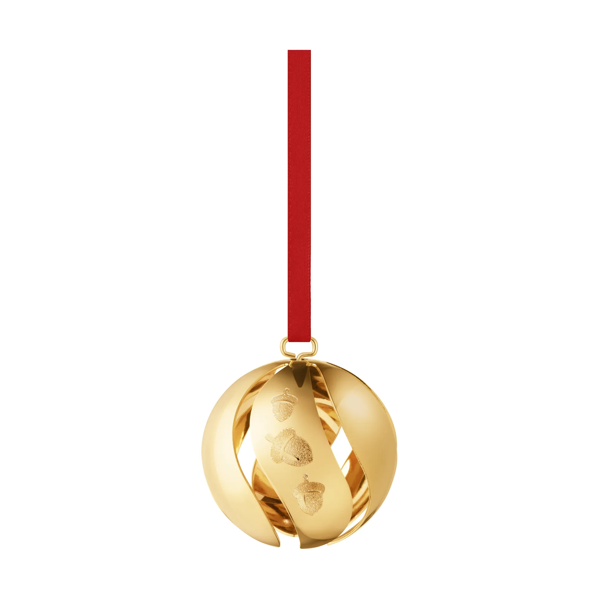 Bola de Navidad 2023, Chapado en oro Georg Jensen