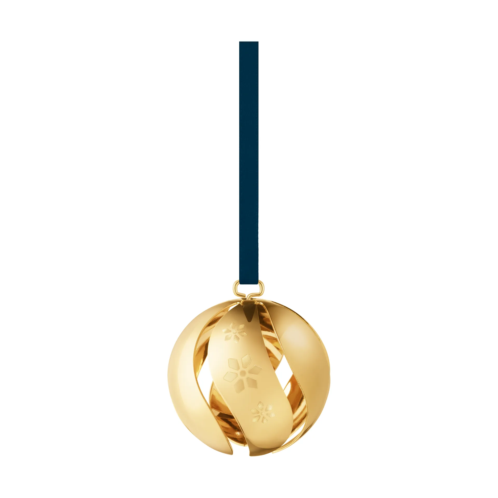 Bola de Navidad 2024, Chapado en oro Georg Jensen